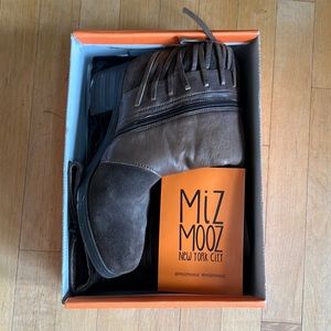 Miz Mooz Brown Leather Booties
